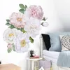 Wall Stickers AsyPets Peony Pattern For Home Living Room Bedroom Decoration