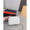 Vanity Case Clutch with Chain Bag Cosmetic 10A Mirror of the Original Designer Crossbody Makeup Box