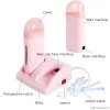 Waxing EU Plug Double Depilatory Wax Electric Heater With 2 Wax Cartridge Body Hair Removal Roll On Base Depilatory Wax Heater 30#