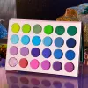 Shadow DE'LANCI 24 Color Green Eye Shadow Palette Blue Rose Eyeshadow Pigmented Waterproof Makeup Pallet Matte Shimmer Glitter Beauty