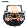 Pads TISHRIC 4 Heatpipes CPU Air Cooler 4 Pin PWM Fan RGB CPU Cooler Heatsink AM3/15x/2011/x99 Processor Cooler CPU Cooling Fan