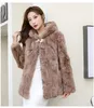 Women's Fur Fashion Imported Rex Coat Autumn And Winter 2024 Real One Loose Casual Young Warm Female Tid