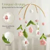 Mobiles # bébé berceau jouet hochet 0-12 mois en bois bébé mobile nouveau-né de musique lit cloche suspendue