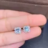 Stud Earrings KJJEAXCMY Fine Jewelry 925 Silver Natural Aquamarine Girl Luxury Selling Ear Support Test Chinese Style