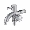 Bathroom Sink Faucets Stainless Steel Washing Machine Faucet Multifunctional Water Tap Garden Double Bibcock Mop Taps For Kitchen