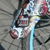 Peças desenhos animados bicicletas lamas de bicicleta lamguard fibra de carbono traseiro traseiro mtb mountain bike wings lama guarda de ciclismo acessórios