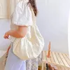 Sac à imprimerie de style coréen femmes épaule petites marguerites toile crossbody for femelle sacs plissés de sangle