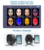 Tattoo Transfer 3D Skin Scanner Care ansiktsanalysator Monitor Machine Magic Mirror Portable Testing English Detector Face Camera Test Analys 240426