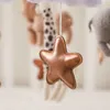 7yeo Mobiles# Crib Mobil Bell Bell Wood Baby Rattles Soft Felt Cartoon Animal Bell Bell Newborn Music Box Hanging Toy Crib Bracket Baby Gifts D240426