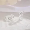 Stud Ohrringe Trustdavis Real 925 Sterling Silber Schmuck süße Olivenzweigblätter für Tochter Teen Girls Fein Geschenk LB052