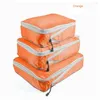 Sacos de armazenamento 1/2/3pcs de grande capacidade Bolsa de viagem compressível Cubo de mala de nylon impermeável dobrável Nylon portátil