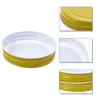 Dinnerware Regular Mouth Metal Wide Mason Jars Canning Lids Proof Leak Reusable Cover Leakproof Tinplaste