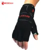 Handschuhe echte Leder -Herren -Halbfinger -Crossfit -Handschuhe Fitness -Training Handschuhe Training Sport Sportbodybuilding Gewicht Hebeblumen Handschuhe