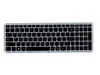 Clavier d'ordinateur portable pour Lenovo Z710 U510 Hebrew HB 25211343 25211374 25211312 avec cadre argenté rétro-éclairé nouveau