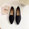 Scarpe casual 2024 Fashion Slip su mocassini traspirabili Ballet per allungamento poco profondo Donne morbide BOE BOE BOE PLUS PLUSE 43