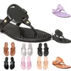 Sandals Shoes Dustbag Designer Miller Metallic Snake Embossed Leather Slides Slippers Womens White Black Patent Yellow Triple Pink Flip Flops Ladies Size 36-41