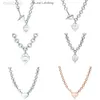 Desginer Tiffanyjewelry Home Seiko Hoge kwaliteit OT Love ketting serie met diamanten hart modeketen populair op internet Tiffanybead ketting 201