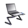 Stands verstelbare laptop bureau ergonomisch draagbaar tv -bed lapdesk lade pc tabel standaard notebook tabel bank bureau standaard met muis pad