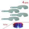 Contact Lens Accessoires Clear Rubber Film Afscheiding voor Outdoor Sport Goggless Motorcycle Motocross Dirtbike universele zonnebrillen vervangen Accessoire D240426