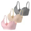 Maternity Intimates Womens Maternity Pregnancy Seamless Breastfeeding Bras No Underwire Adjustable Straps Breast-Pumps Holding And Nursing Bra d240426