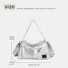 イブニングバッグプレッピースタイルの女性のためのホーボー豪華なデザイナーハンドバッグと財布2024で、装飾クロスボディトラベルピロー