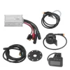 Tillbehör Cykel Litiumbatteri Modifierad styrenhet Set Full Waterproof Kit med 15/22A Controller och EN06 Display för 250W350W 500W Motor