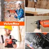 ValueMax Corded Electric Drill 2 Fonctions 650W Impact Hammer Power Tool avec des bits pour la réparation des ménages 240420