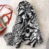 9IUW SHAWLS Spring sjaal SCANF Womens Luxe design sjaal Silk Smooth sjaalszachte moslimhoofdband sjaals strand 85x180 cm D240426