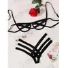 Bras sets sexy msh creux out lingerie set womens sans couleurs de couleur un soutien-gorge solide soft confort