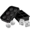 Outils 615 Square Gce Cube Moule Foodgrade Glea Bray Moule Diy Ice Ball Maker Silicone Skull Round Hockey Moule Cuisine Gadgets