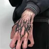 Tattoo Transfer New Dark Back Temporary Tattoo Stickers Waterproof Totem Arm Art Fake Tattoo for Men Women Tatuajes Temporales Para Mujer 240427