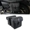 1 pares de bolsas de silla de montar bolsas de silla de montar bolsas para pañales para Sportster Softail Dyna Road King PU Leather Universal 240418