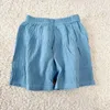 Shorts Fashion Solid Color Kids Case Girls Pants Cotton Linen Elastic Children Boys Boys Summer 0-5 Years