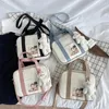 Bolsas de ombro japonês y2k pu women saco casual sweet ulzzang bolsa de grande capacidade insair harajuku