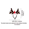 Piętko elk elk renifer rożna opaska na głowę z akcesoriami na temat stroju na nakrycia głowy w kostiumie świąteczny