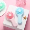 Party Favor Handheld Liten Fan Cooler Portable USB Laddning Mini Silent Desk sovsal Office Studentgåvor Drop Delivery Home Garden Otsfj