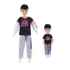 NIEUWE AMERIKAANSE DOP FAMILY PARIEN Kind Set 7 inch en 5 inch poppen Mix and Match Top en Pants Children's Toy Mini Doll Accessories