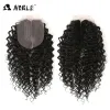 Weave Noble Synthetic Hair Weave 1620 inch 7Pieces/lot Afro Kinky Curly Hair Bundles With Closure African lace For Women hair Extensi