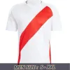 2024 2025 S-4XL Peru Camisas de futebol para casa fora Falfan Guerrero Flores Lapadula Pizarro Cubillas Fãs Camisa de futebol masculino Kit Kids Kit
