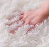Tappeti tappeti pelosi tappeti bianchi peluche tappeti camera da letto rosa decorazione del soggiorno moderno per bambini tappetini da comodino tappetini da comodino.