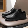 Переодевание туфли вечеринка мужские мальчики мокасины досуг на работе кожа ретро классический офис бизнес