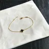 Biżuteria bransoletki projektant Van Clover Bracelet Bransoletki 3 Colors Projektanci Projekt mody podwójny bok 4charm bransoletki 18k złoty stal nierdzewna luksus