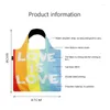 Sacchetti per la spesa Bolsa de tela Prodotti leggeri eco -friendly borse da supermercato in poliestere per donne tote