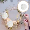 Decoratieve bloemen 10 PCS Artificial Hydrangea Wedding Bouquet Decorations Scene Layout Props gesimuleerd Chrysanthemum