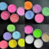 Liquides 1oz / 30grams Manucure acrylique / trempage / sculpture poudre mélange paillettes3 en 1/21 couleurs / décorations d'art nail accessoires paillettes # foz165