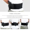 Coldres banda de barriga tática escondida Carry Gun Holster RightHand Pistol Universal Invisível Elastic Pistol Pistola Cinta