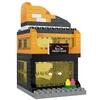 Transformation Toys Robots House Building Blocs Mini City Street View Clothing Store Aquarium 3D Modèle de construction Blocs de construction Enfants Assemblage Toys Cadeaux de Noël