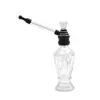 Smoke Shop Sigaretten Hookah Smoking Glass Water Pijp 192 mm aluminium metalen tabak Ice Catcher Dikte Glass Bongs