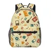 Backpack Men Men Men Retro Music Sound Travel Bag Female Male Laptop Book