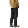 Damesbroek Houzhou Outdoor Cargo Vrouwen Wide Beenbroek Hip Hop Parachute Vrouwelijk beklimmen Japanse streetwear Vintage Safari -stijl